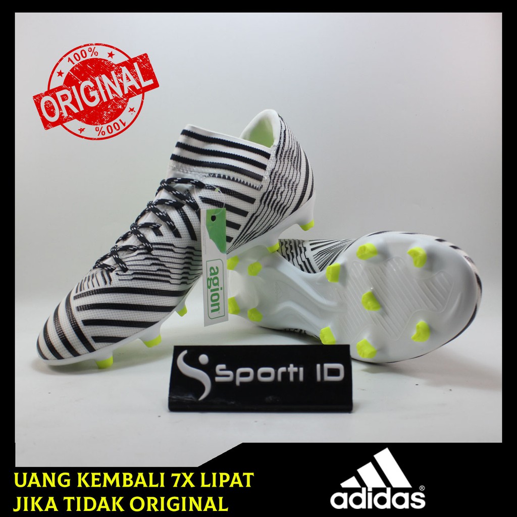 Sepatu Bola Adidas Nemeziz 17.3 FG White S80599 Original