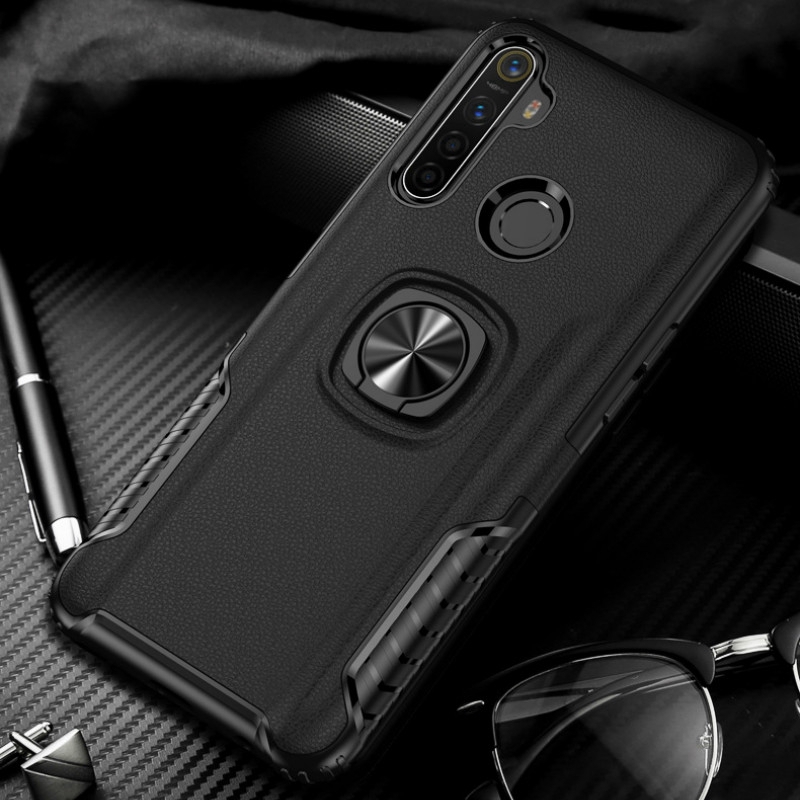 Realme 6 Pro Realme 5i / 5 Pro Realme 3 /3 Pro C3 Case Shockproof Hard PC With Stand Ring Magnet Armor Cover BY