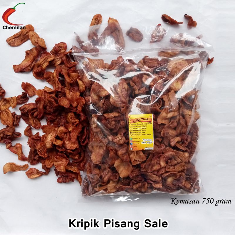 

Kripik Pisang Sale(750 gram) Chemilan Pringsewu