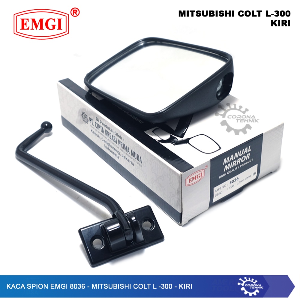 EMGI 8036 - Mitsubishi Colt L300 - Kiri + Stang - Kaca Spion