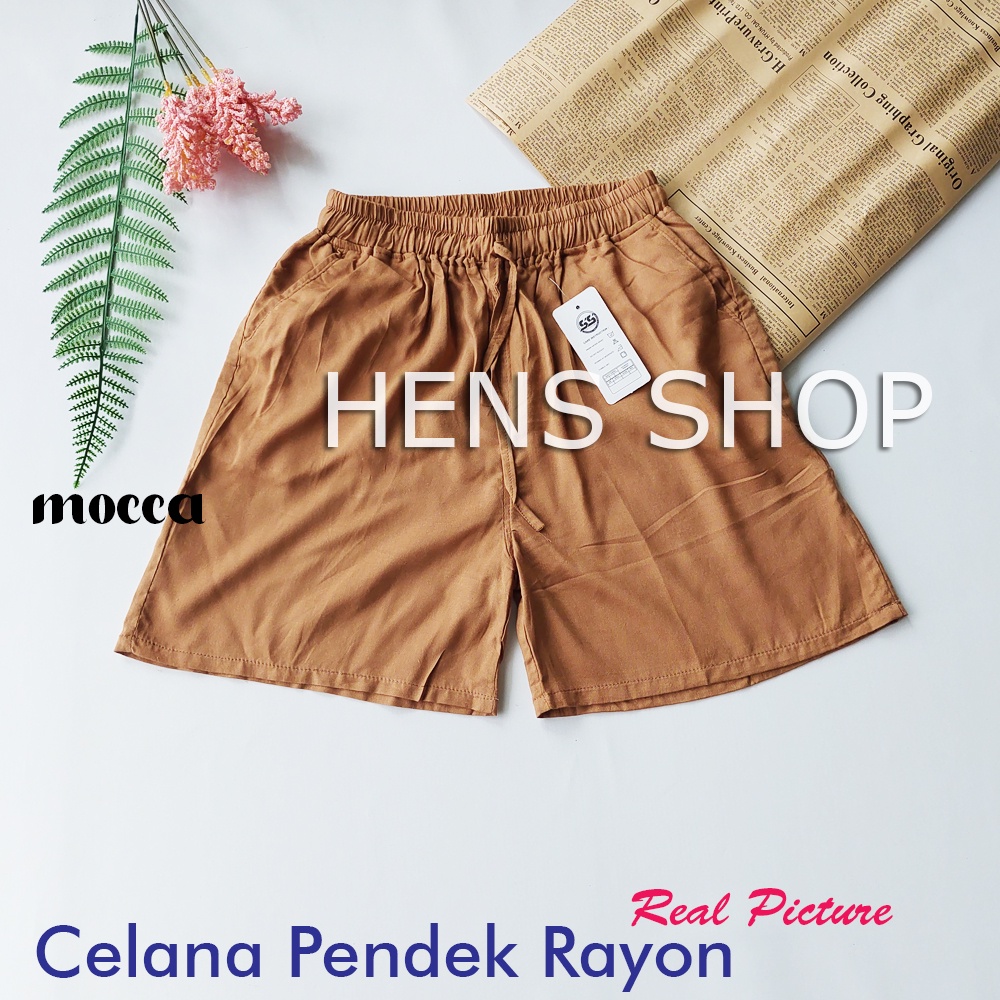 CELANA PENDEK WANITA Hotpants JUMBO RAYON PREMIUM