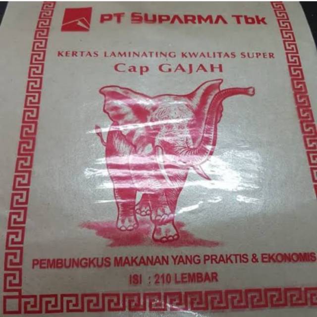 

Kertas nasi gajah merah