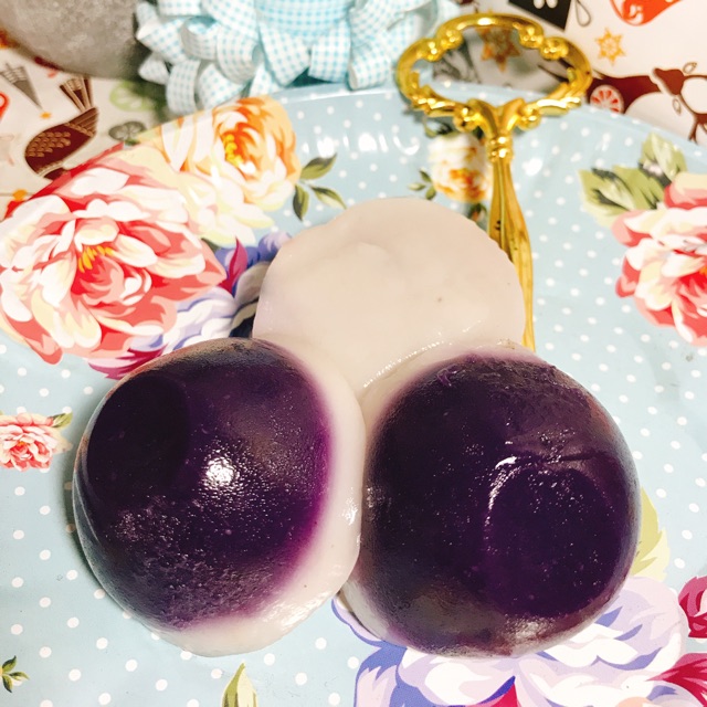 Talam ubi ungu legit manis jajanan pasar kue basah tradisional