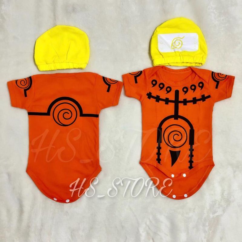 HARGA GROSIR ! JUMPSUIT NARUTO BABY / BAJU BAYI / BAJU BABY / JUMPER BAYI / KOSTUM BAYI TERMURAH !