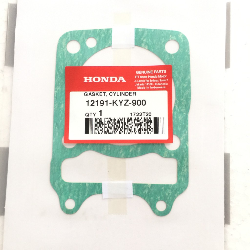 Paking Cylinder Blok Seher - Supra X 125 New Asli Honda 12191KYZ900