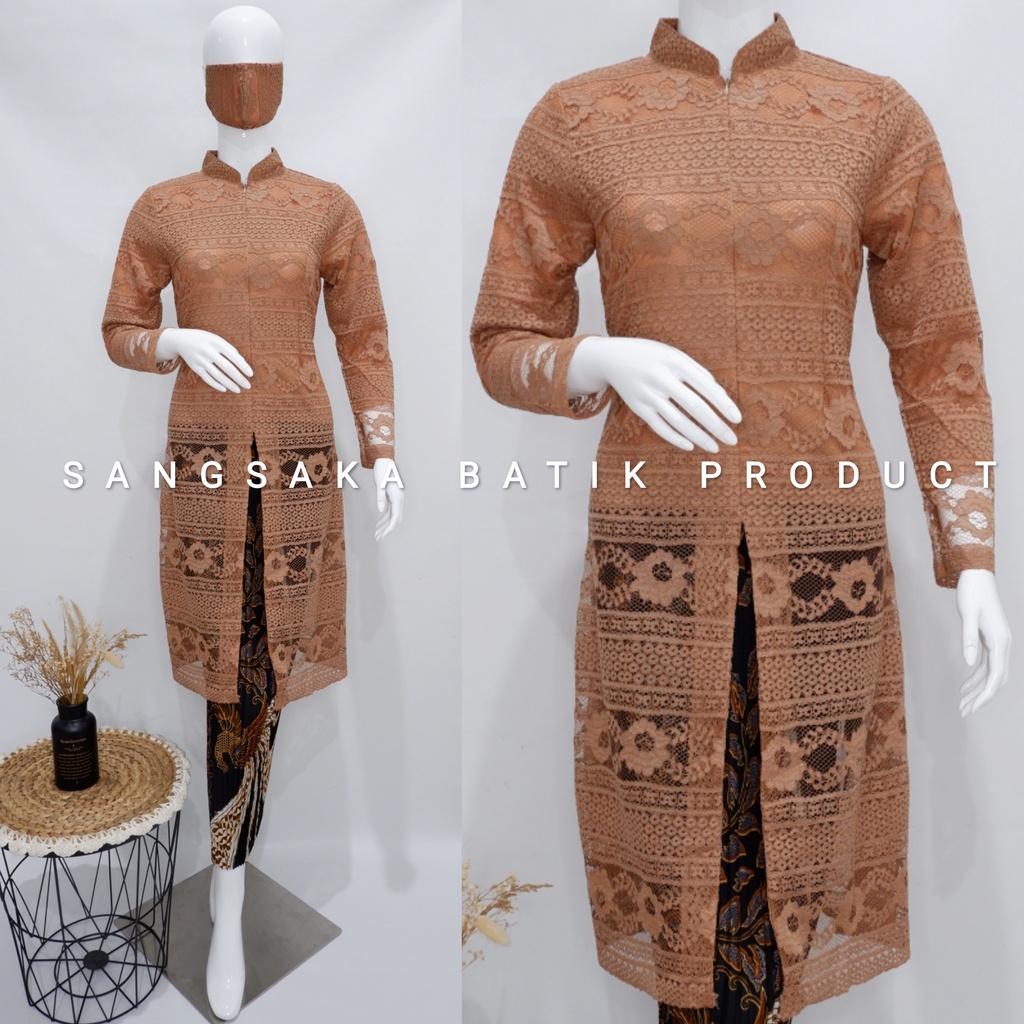 Kebaya Tunik / Tunik Brokat / Kebaya Modern / Kebaya tile / Kebaya Favorite / Batik Couple