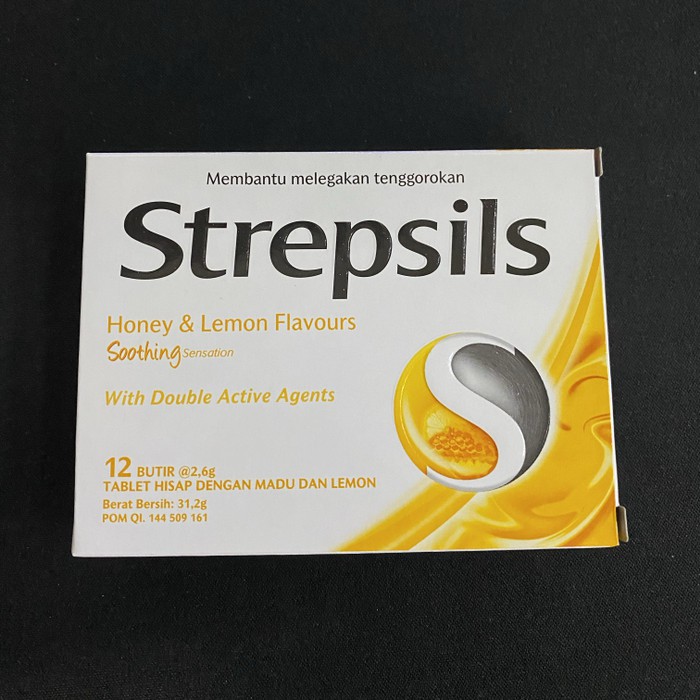 

Strepsils honey & lemon isi 12