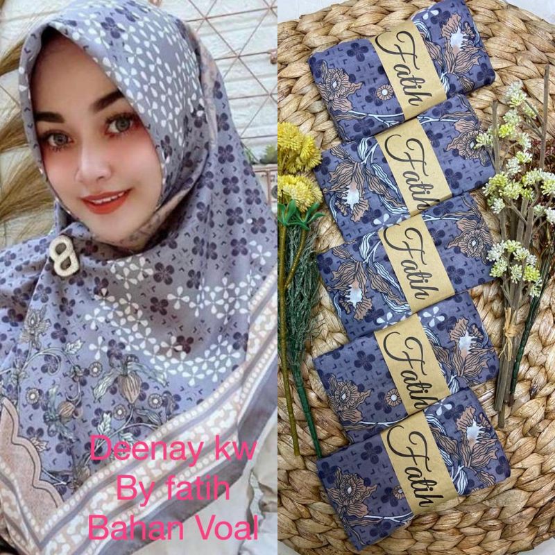 DEENAY KW SUPER HIJAB SEGI EMPAT HIJAB MURAH KONVEKSI HIJAB