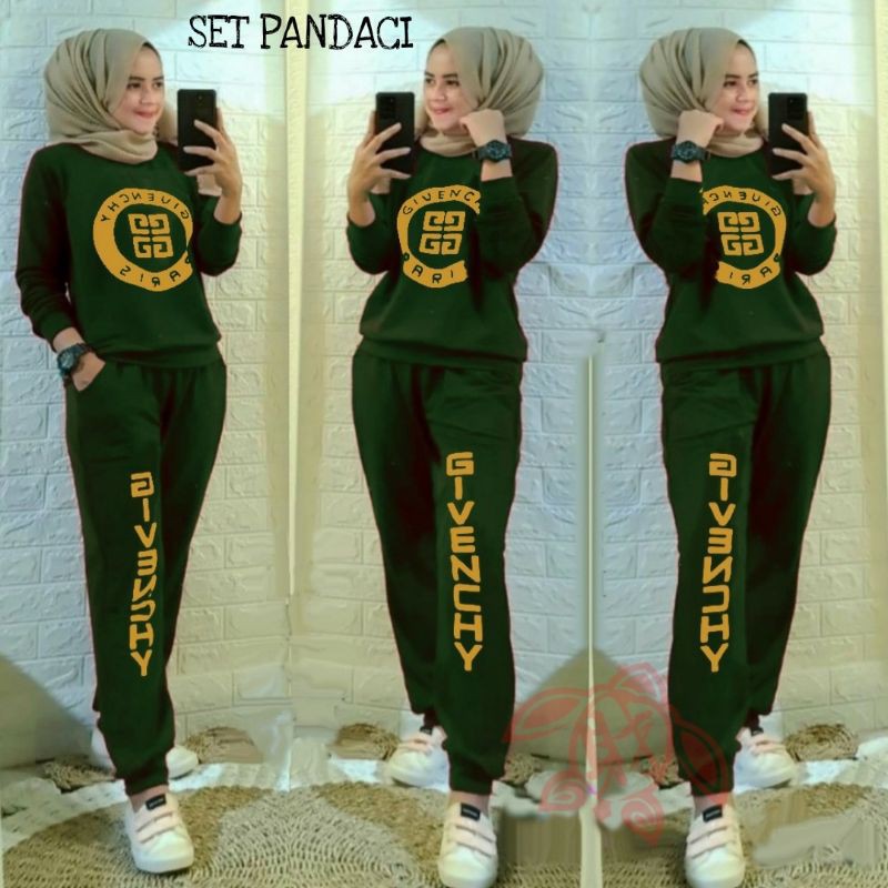 SET CELANA PANDACI, BABYTERRY, SETELAN