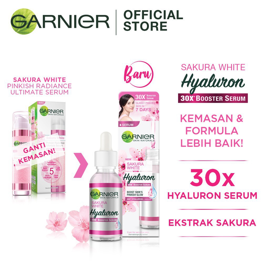 GARNIER Sakura Glow 30x Hyaluron Booster Serum - 30ML