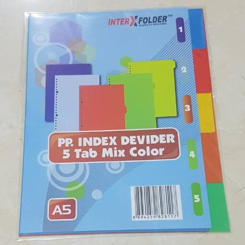 

PEMBATAS BINDER INDEX A5 / B5
