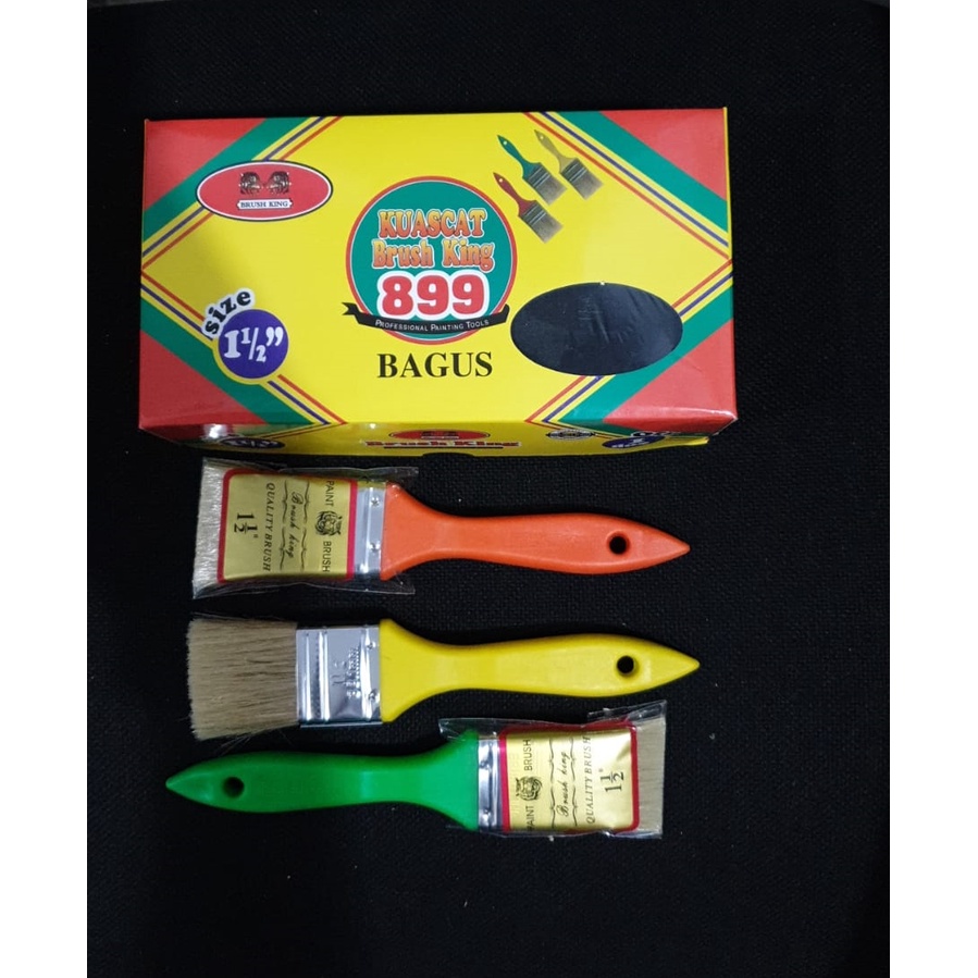 

Kuas Cat 1,5" Gagang Fiber / PVC / Plastik
