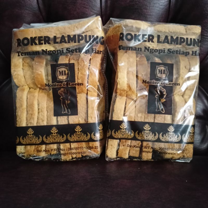 

Roker Lampung Monica & Loren Roti Kering Rasa Ori/Butter Keju/Coklat