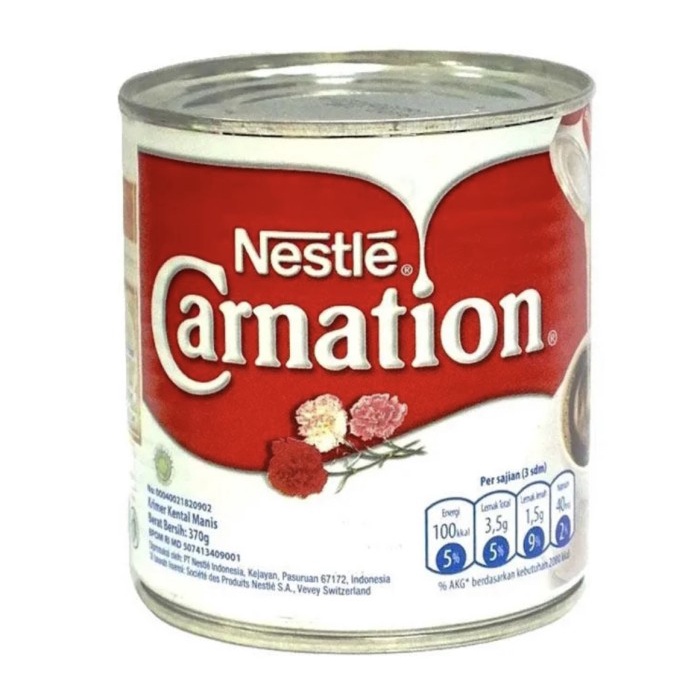 

susu carnation 370 gr