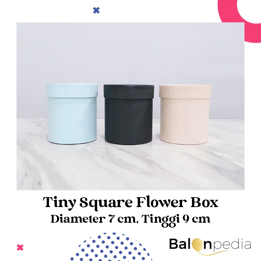 Tiny Size Round Flower Box (Kotak Bunga Kecil/Small Round Flower Box?