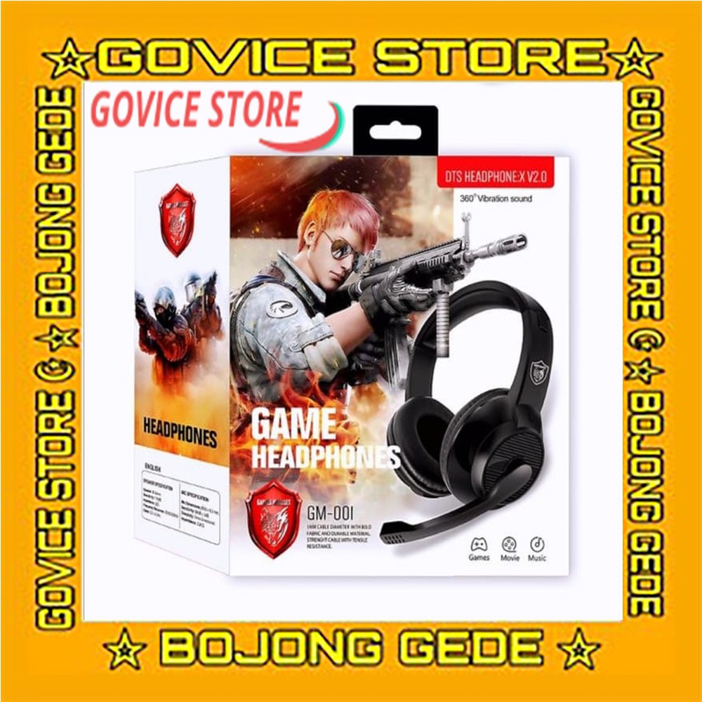 HANDSFREE,HEADSET,HEDSET,HENSET,HETSET,EARPHONE,HF GAMING GM-001 + MIC