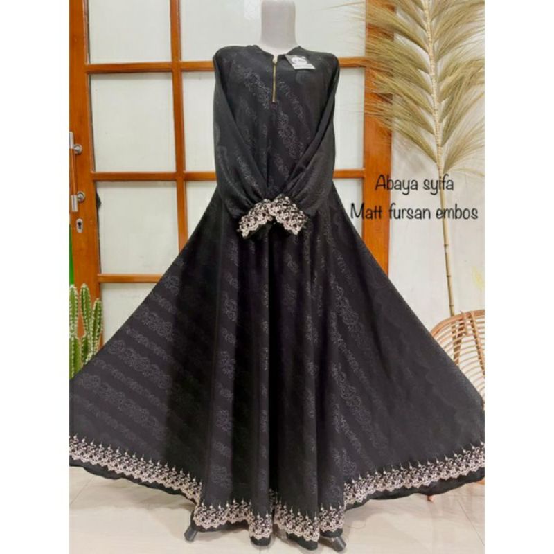 Abaya Arab Fursan - Gamis Abaya Umbrella - Gamis Renda Gamis Lebaran