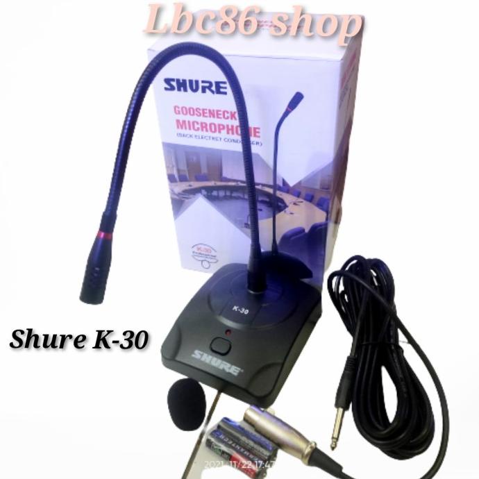 Mic Podium/Meja K30 Shure Microphone Podium