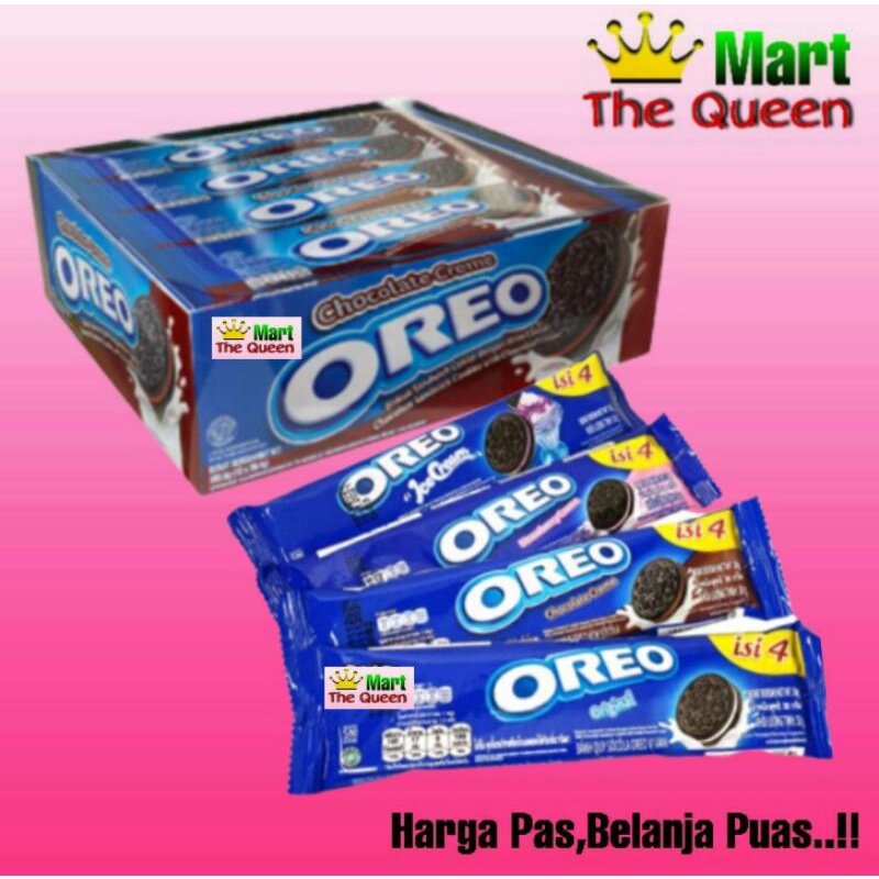 

OREO biskuit 1 Pack Varian Rasa isi 12 pcs