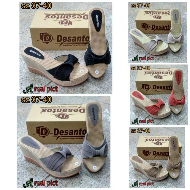 Sandal Wedges Desantos