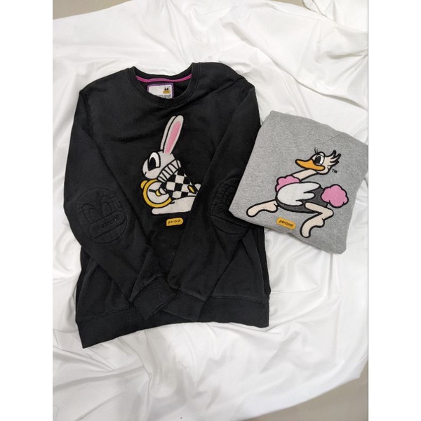 Crewneck Pancoat Kelinci & Burung Unta