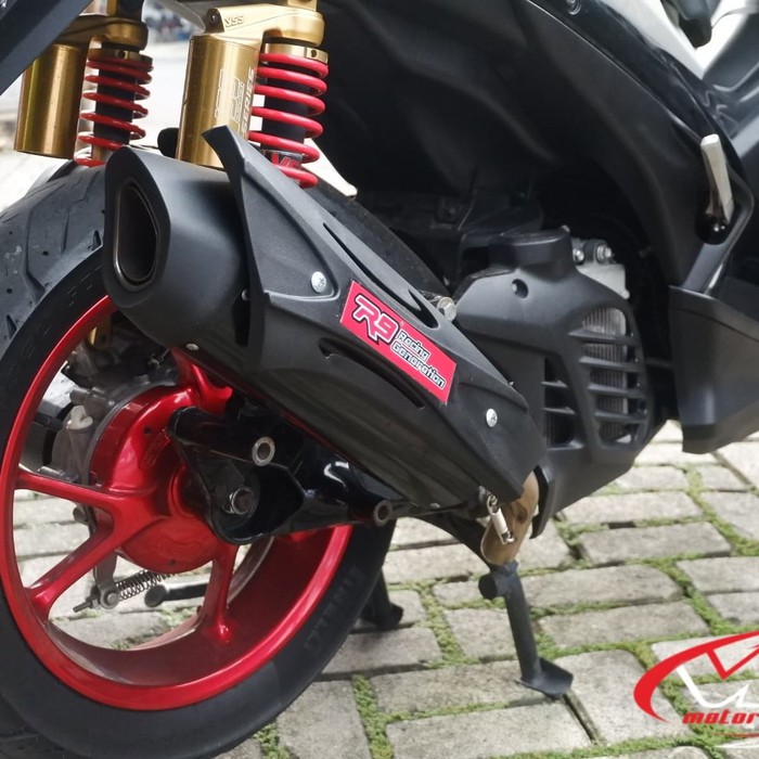 Knalpot r9 misano yamaha aerox 155