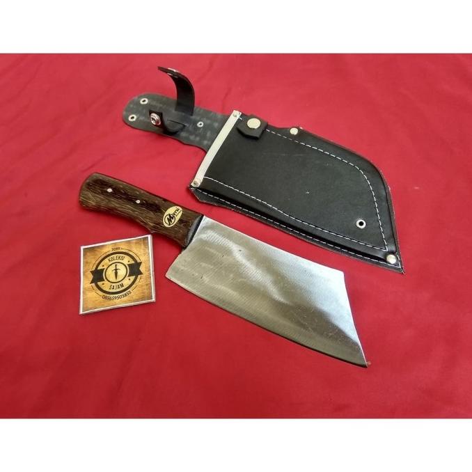 Golok Cincang Cacah Tulang daging sapi kambing bahan baja per fullteng