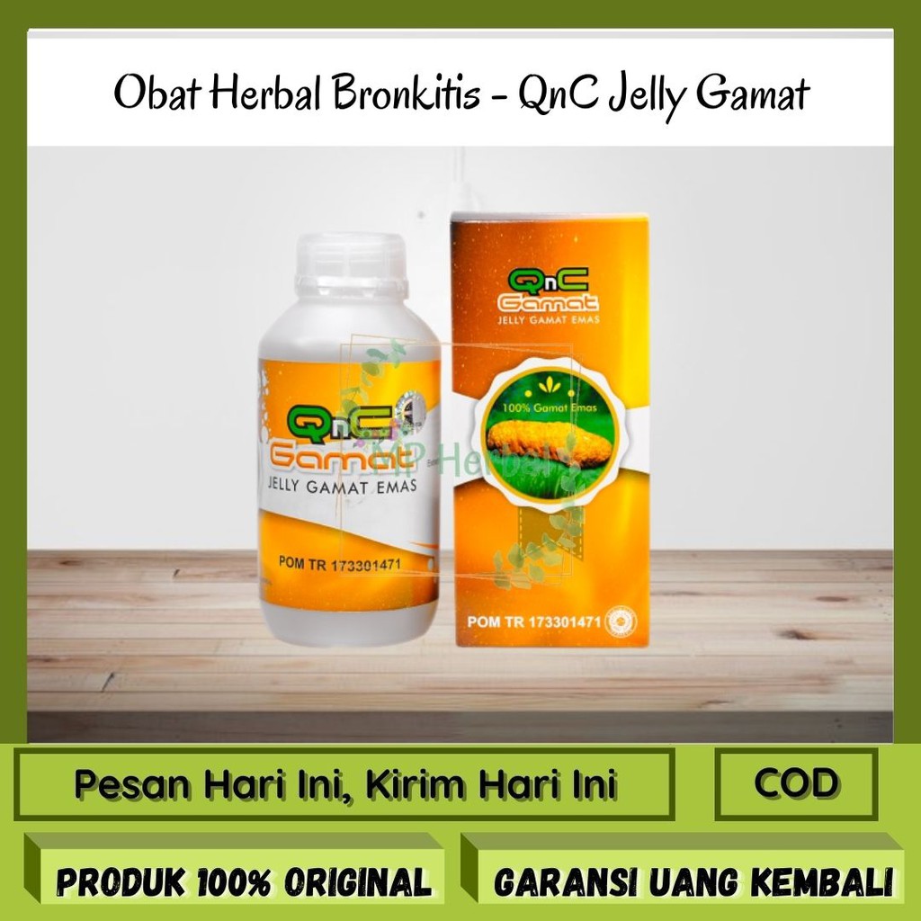 Obat Bronkitis Obat Bronkitis Herbal Obat Bronhitis Obat Bronkhitis Qnc Jelly Gamat Emas Asli Indonesia