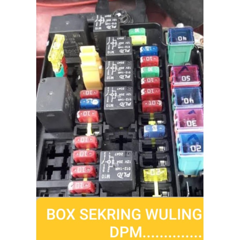 RELAY LAMPU WULING M4 40A KAKI 4 ASLI