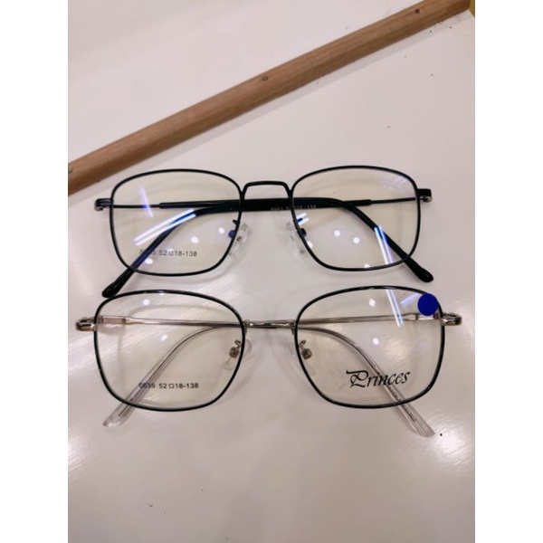 Frame Kacamata Besi Kotak