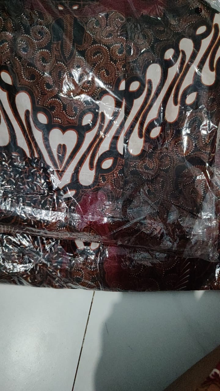 M, L, Xl, Xxl, Kemeja Batik Pria Lengan Pendek Jumbo Baju Batik Pria