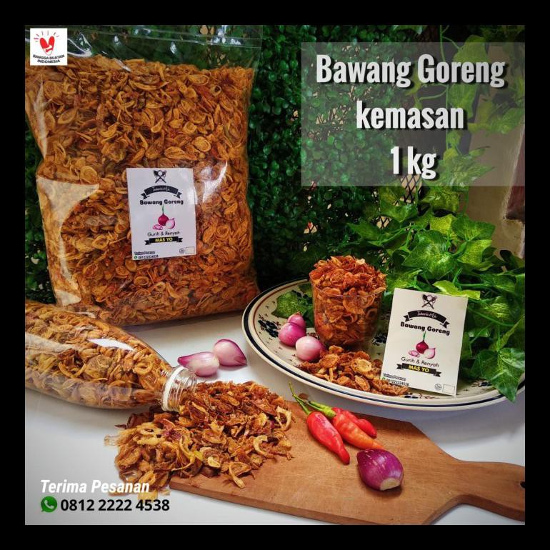 

NEW! BAWANG GORENG ASLI BREBES BAGOR 1 KILOGRAM PALING MURAH
