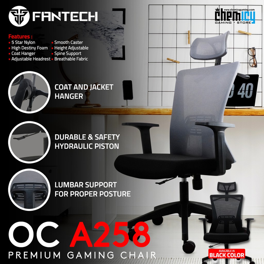 Fantech OC A258 / OC-A258 Premium Gaming Chair / Kursi Gaming