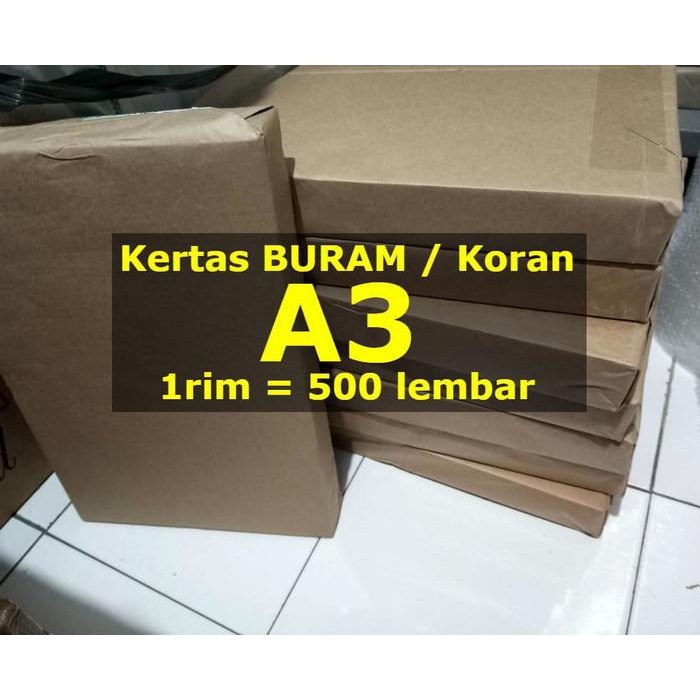 

Kertas / A3 Kertas Buram Koran A 3 1 Rim 500 Lembar Polos