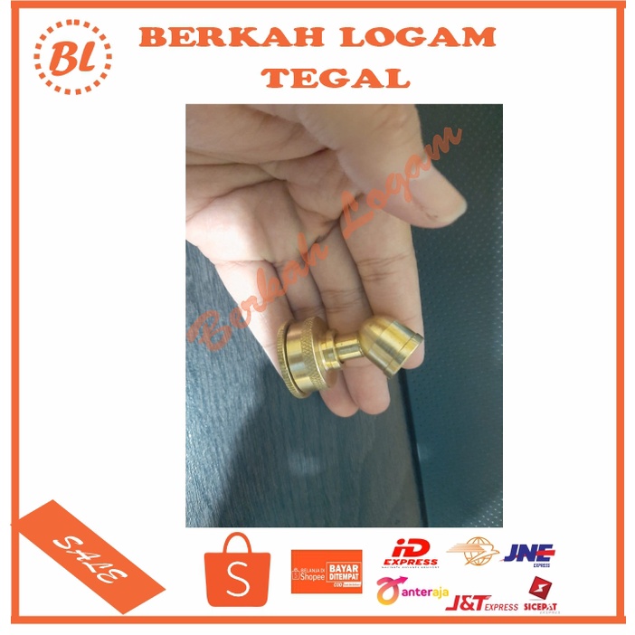 Nozzle / Spuyer / Nozel Sprayer 5 Lubang Kuningan Bengkok