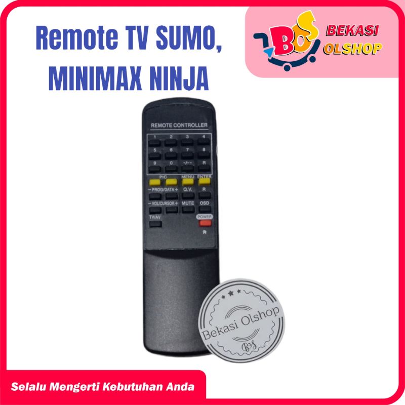 Remot Remote Tv Sumo.Polytron,Digitec /Remot Tv Tabung Ninja