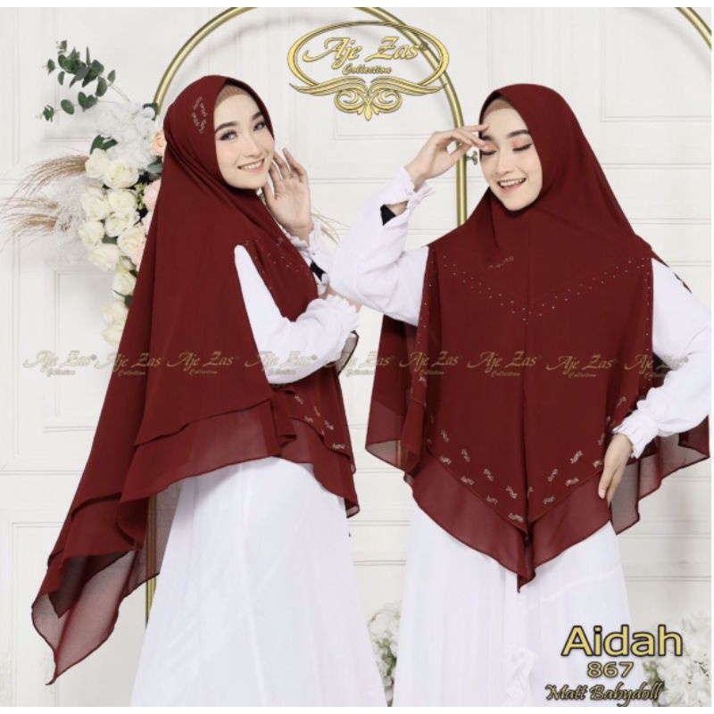 Aje zas//khimar Aidah Ori Aje zas
