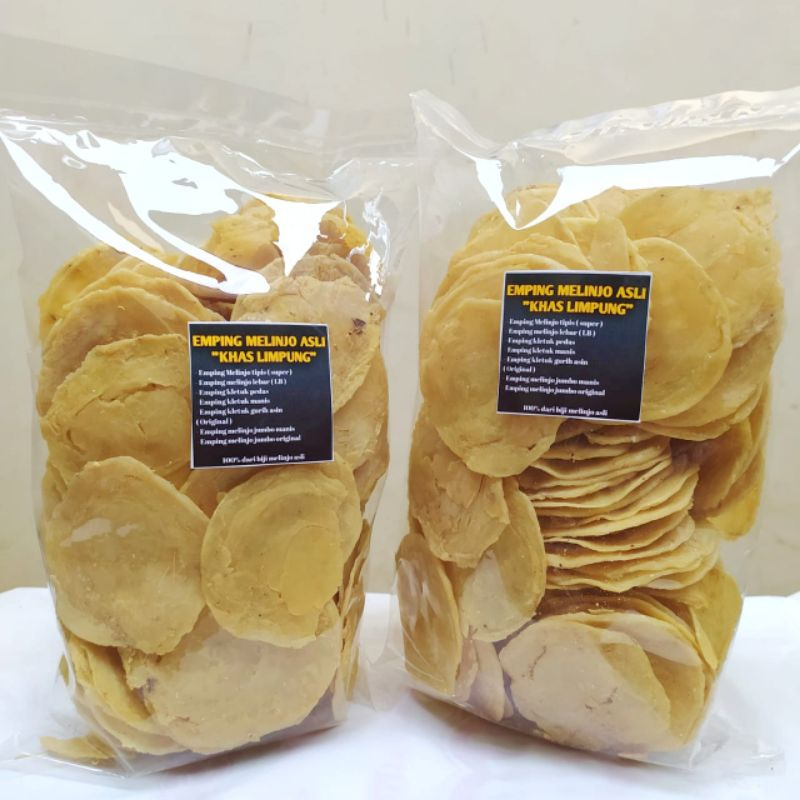 

Emping Melinjo Benggol Mentah Manis 1kg
