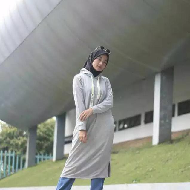 Wen Maxi Hoddie Dress Maxi Hodie Long Dress Hoddie Maxi Ada Topi Marriam