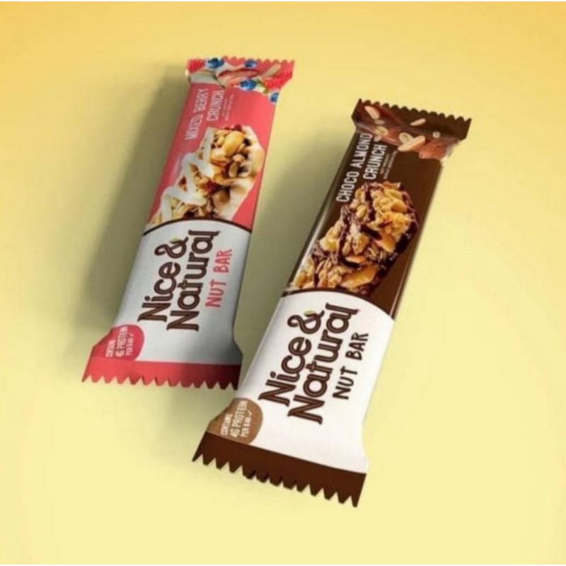 

Nice natural nut bar&choco almond 30gr