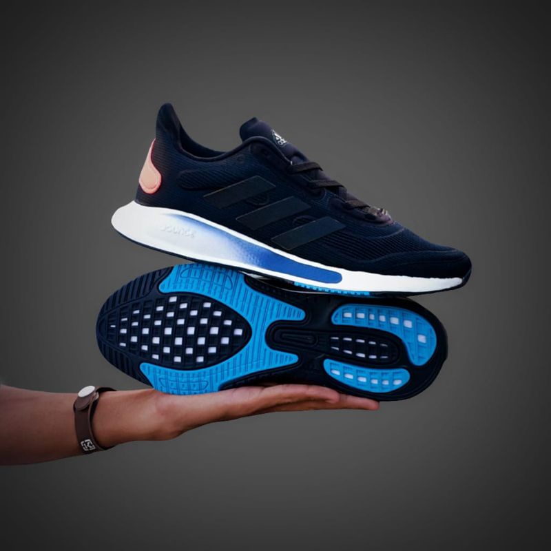 Sepatu Running Pria Adidas Galaxar Bounce Original, Sneakers Cowok