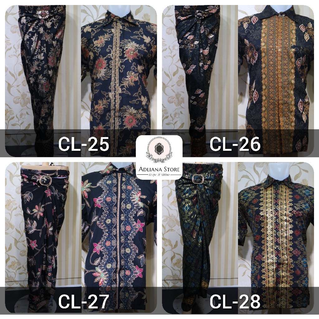 (COD)Rok Lilit dan Kemeja Batik Pria / Couple Lilit / Couple Batik / Batik Couple HANANIA KEBAYA COLLECTIONS