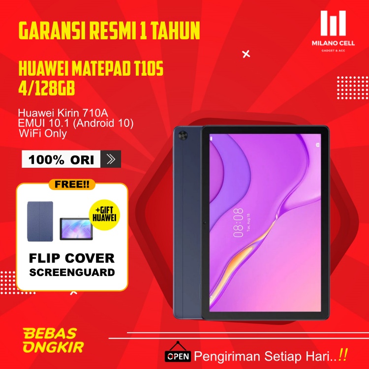 Jual Spesial Discount Sale Huawei Matepad T10s 4/64GB dan 4/128GB wifi