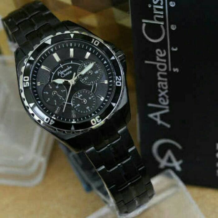 ALEXANDRE CHRISTIE AC 6389 WANITA ORIGINAL FULL BLACK