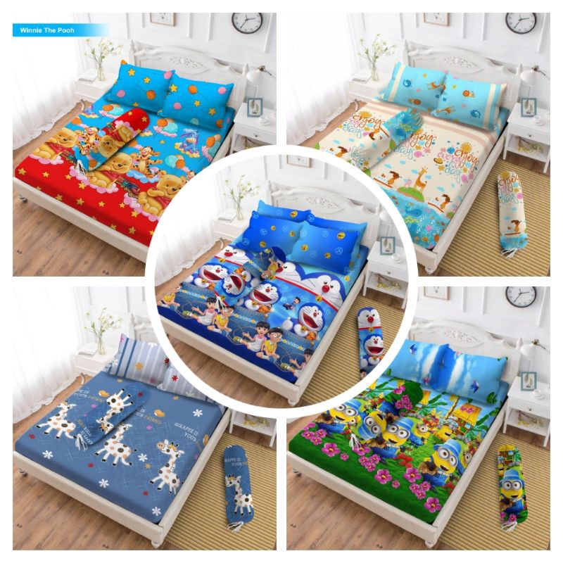 SPREI FITTED VITO180x200 DR POCKET, GIRRAFE, MNON, SAFARI, PH