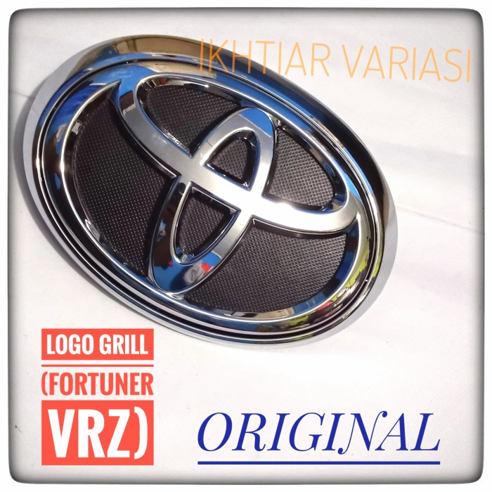 Logo Grill depan Fortuner VRZ Lambang depan Fortuner VRZ Original