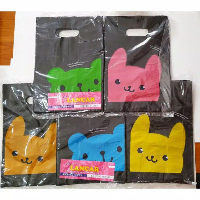 10pcs Plastik olshop / kresek olshop / plastik plong HD/ kresek olshop HD Plong