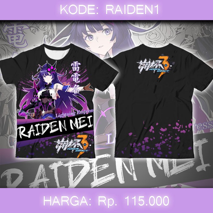 Kaos Game Honkai Impact - Raiden Mei