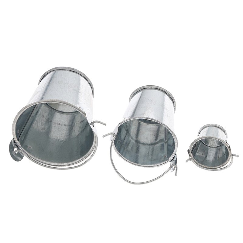 # Kaos T-Shirt Wanita Lengan Pendek Motif Print #1pc Miniatur Ember Metal Skala 1: 12 1: 6 Untuk Aksesoris Dapur Rumah Boneka