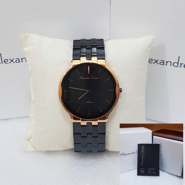 ALEXANDRE CHRISTIE AC 8616 BLACK ROSEGOLD ALEXANDER CHRISTIE PRIA 8616 ORIGINAL